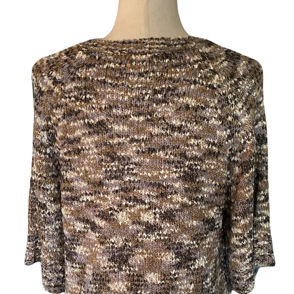Lilla P Silky Sequin Accent Oversized Sweater - XS - Picture 9 of 15